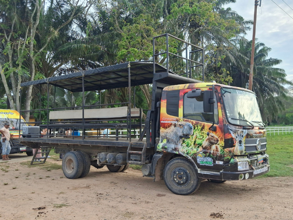 Transporte para el Safari Terrestre